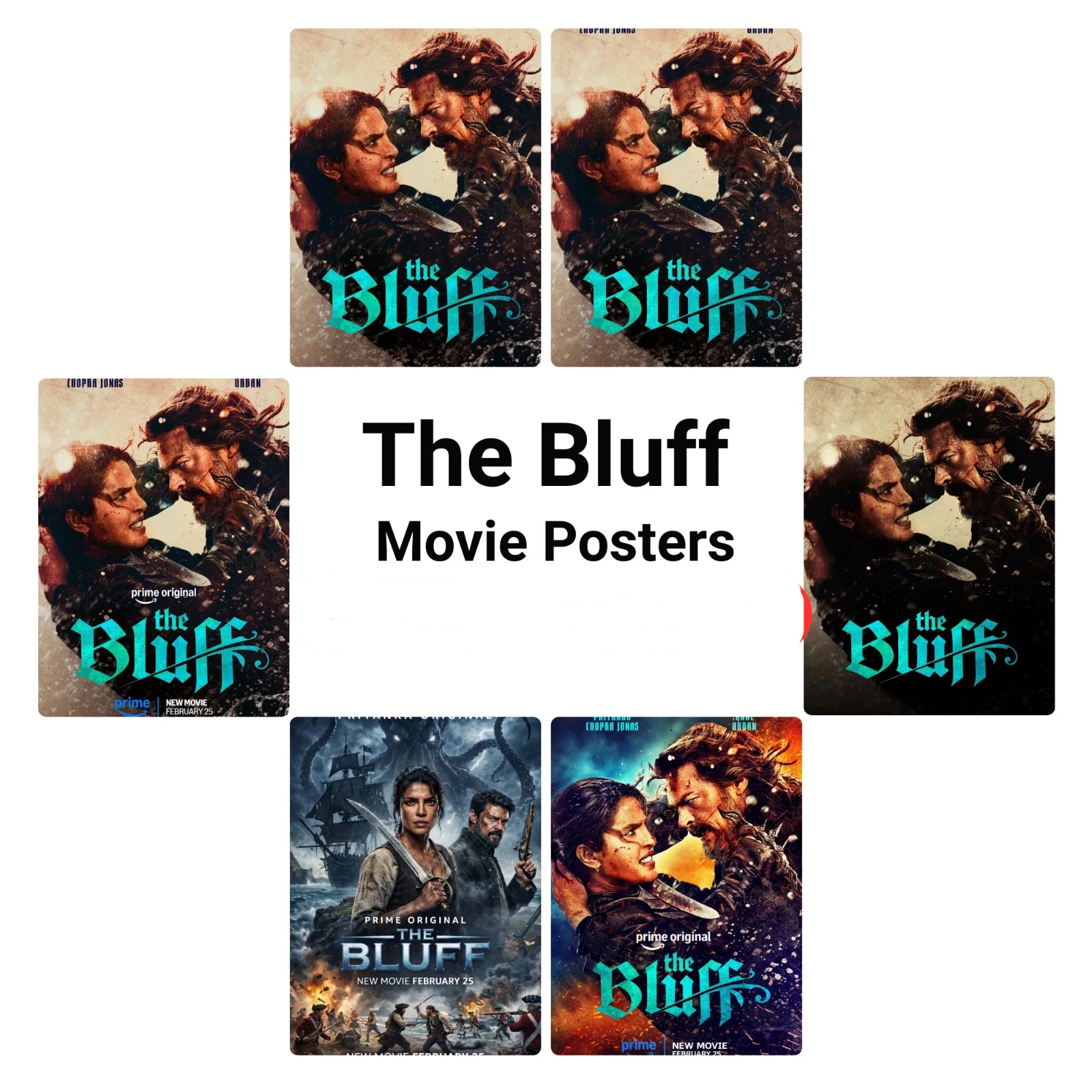 

The Bluff 2026 Movie, Print Art Canvas Poster,Living Room , Home Wall Decor Picture