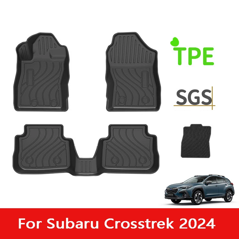 

LHD For Subaru Crosstrek 2024 Car Carpet Car Floor Mat Full Set Trim to Fit For Subaru Crosstrek Waterproof Floor Mat