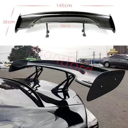 GT style carbon fiber spoiler universal sedan spoiler for Hyundai Honda Toyota Chevrolet Nissan Mitsubishi Lancer 2014-2018