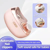 Electric Automatic Nail Clipper with Light Rechargeable Fingernail Trimmer Nail Clipper for Smooth and Safe Manicures