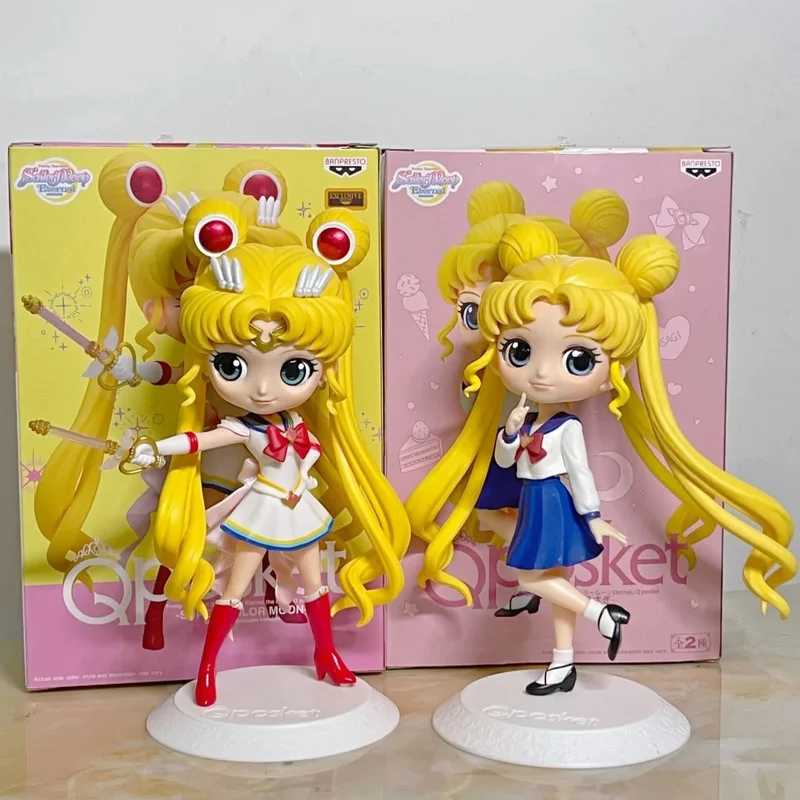 حار بانداي فيجوارت Qposket اللعب بحار القمر كوزموس Tsukino Usagi الأبدية بحار القمر أنيمي عمل أرقام نموذج جمع هدية #3