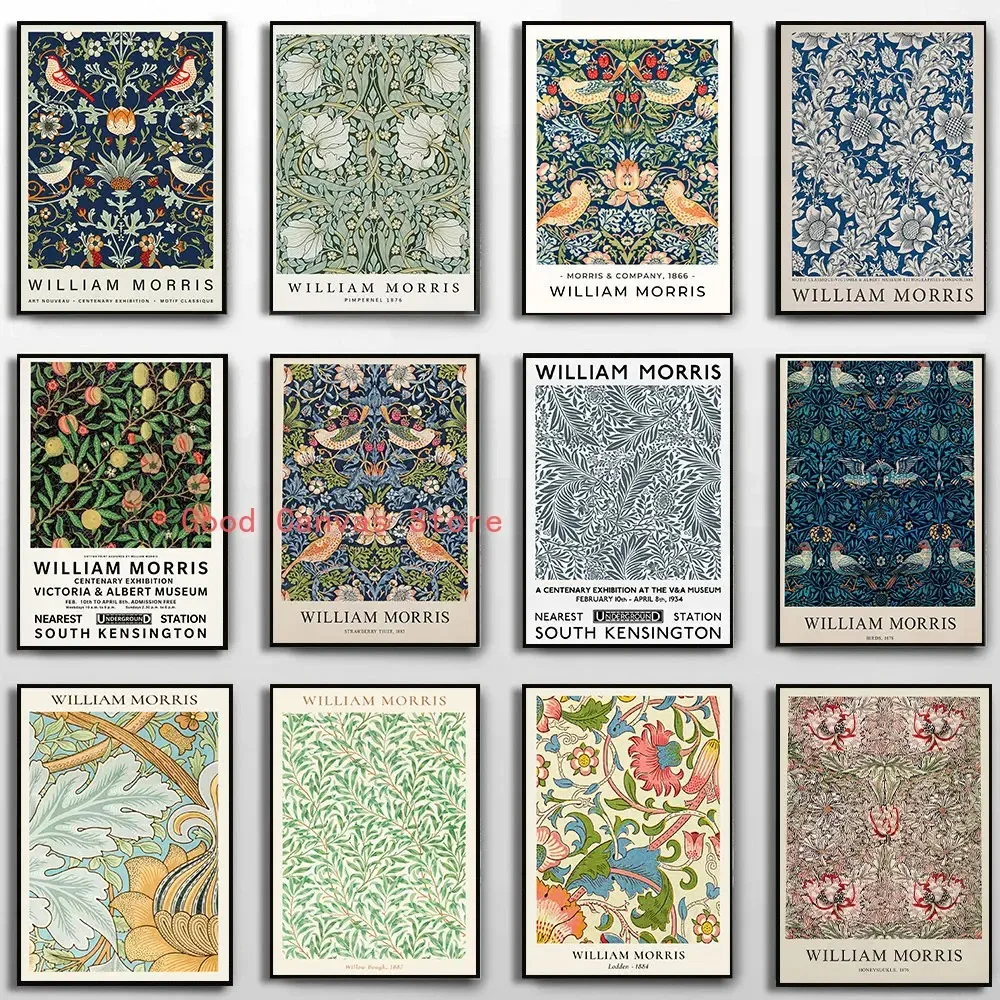 Art Craft William Morris - Peinture sur toile abstraite William Morris,