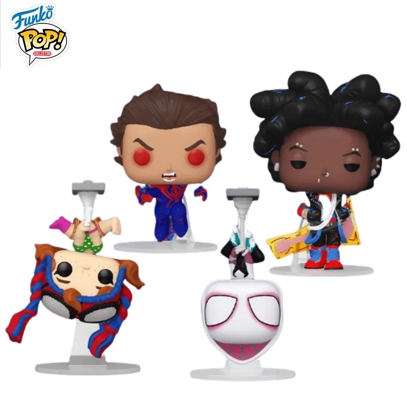 

In Stock FUNKO POP Original Spider-Man Spider-Symbiosis Punk Gwenmede Parker Can Use The Figure Model To Collect Holiday Gifts