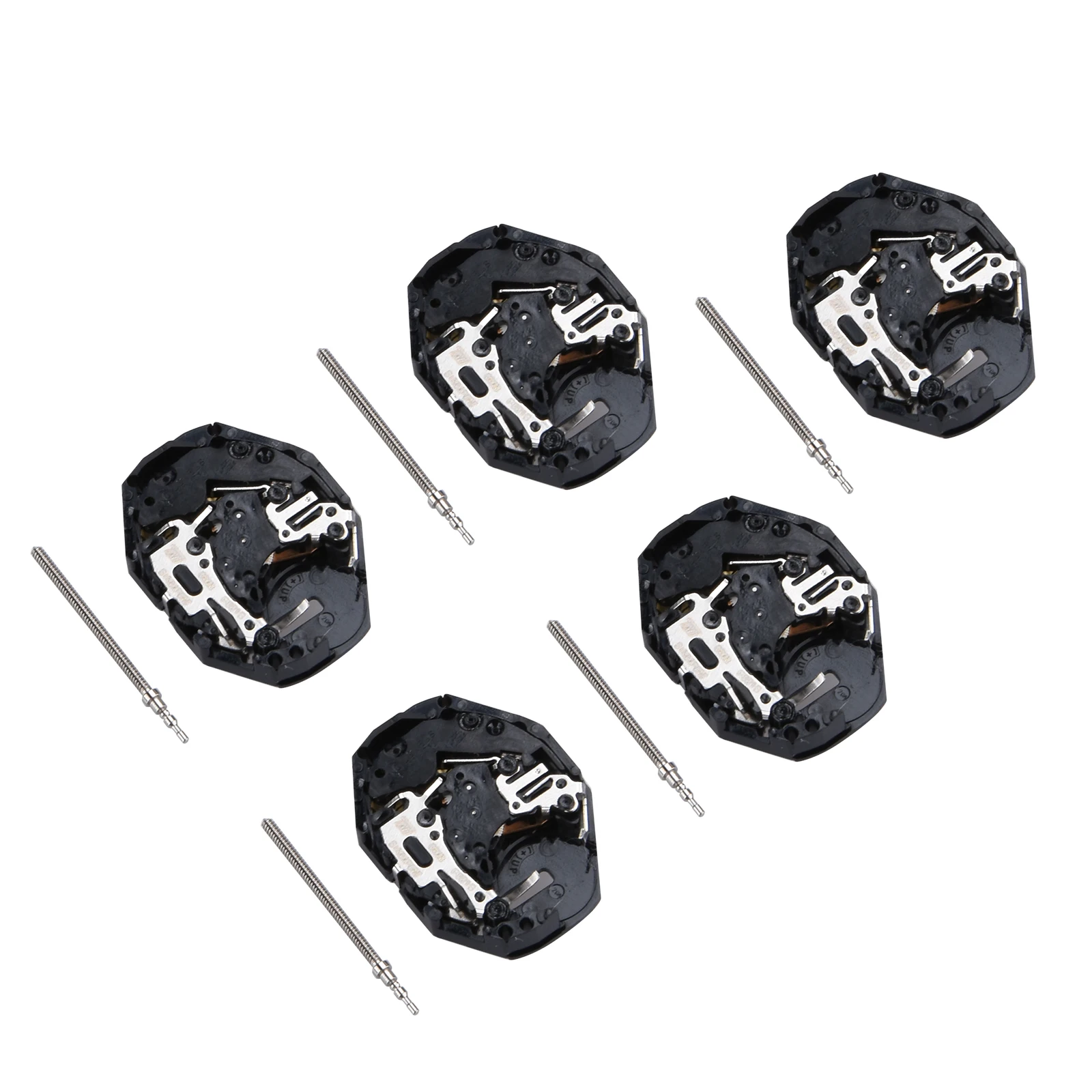 

5 упаковок, новый черный механизм для замены часов для Японии PC21, аксессуары для кварцевых часов, комплект обновлений