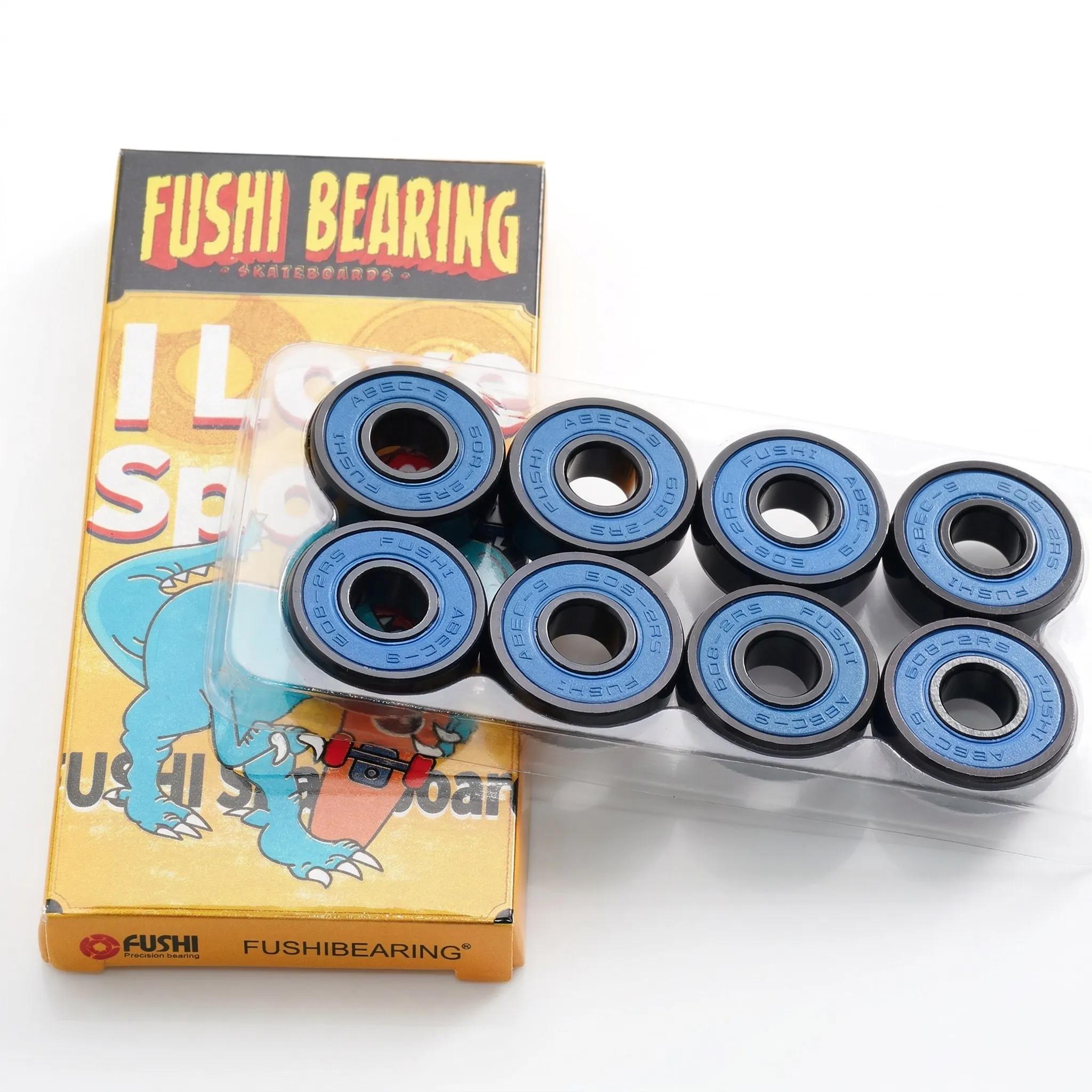 608RS 8*22*7 mm ABEC-9 Skateboard-Kugellager 8 Stück/16 Stück 608 2RS Rot Blau Versiegelt für Inline-Skates Rollschuhe Scooter-Räder – Detail 9
