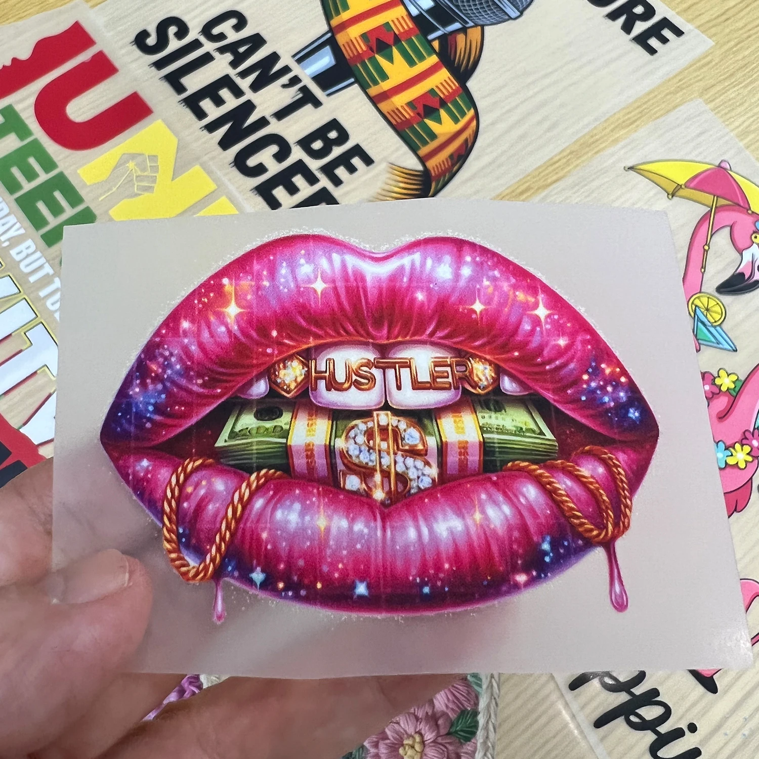 Custom Logo Or Photos Heat Transfers For Clothing DIY A-Level Washable Tshirts Thermal Stickers DTF Iron on Transfers Patches - view 5