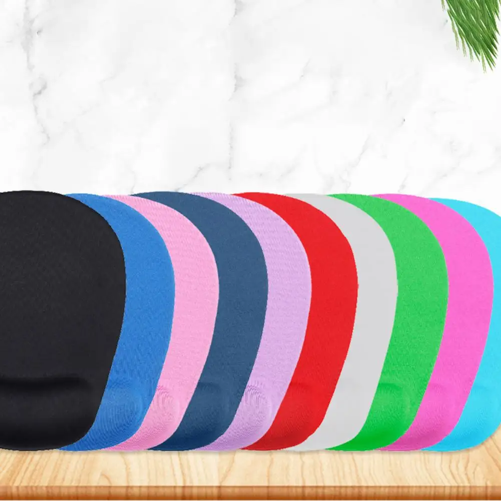 

Mousepad Useful Elastic 10 Colors Universal Mousepad with Wrist Rest for Typist