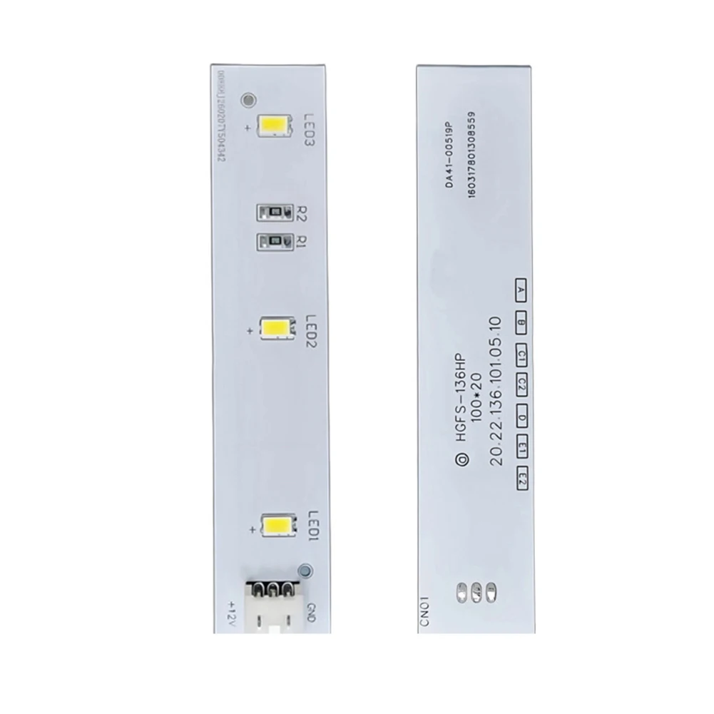 LED Strip Light DA41-0000519P 12V Compatible with for Samsung RS5555K4000SA Refrigerator Bright Interior Light