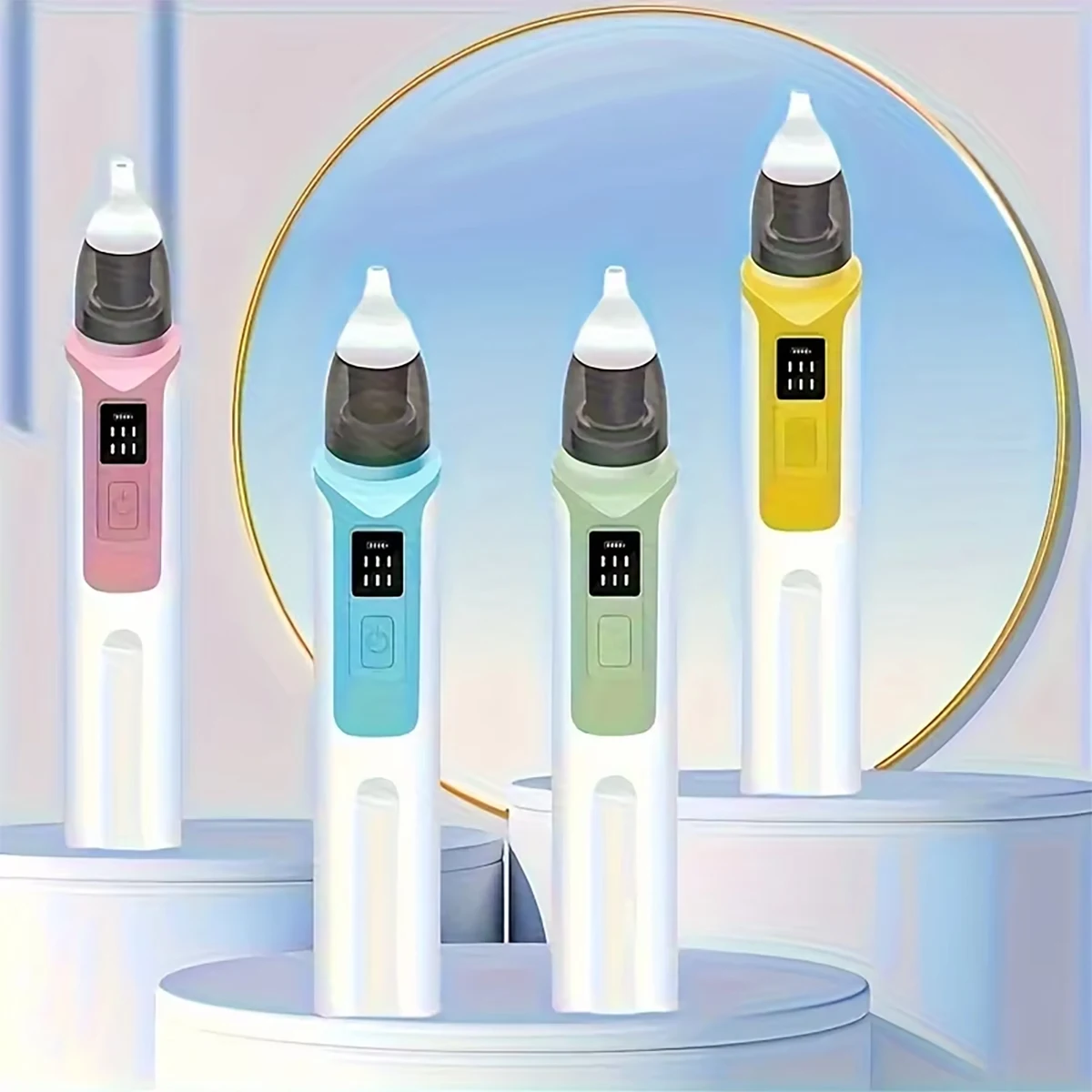 

Назальный аспиратор — нежное всасывающее устройство для четкого носа — легко очищает заложенность с помощью инструмента для удаления слизи в носу