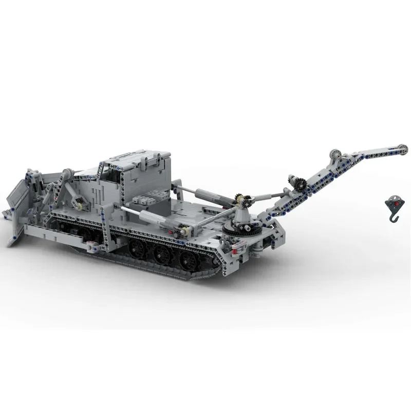 MOC-134889 nuevo modelo clásico de bloques de construcción de Bulldozer pesado, 1630 piezas, regalo de juguete de cumpleaños y Navidad para niños y niños