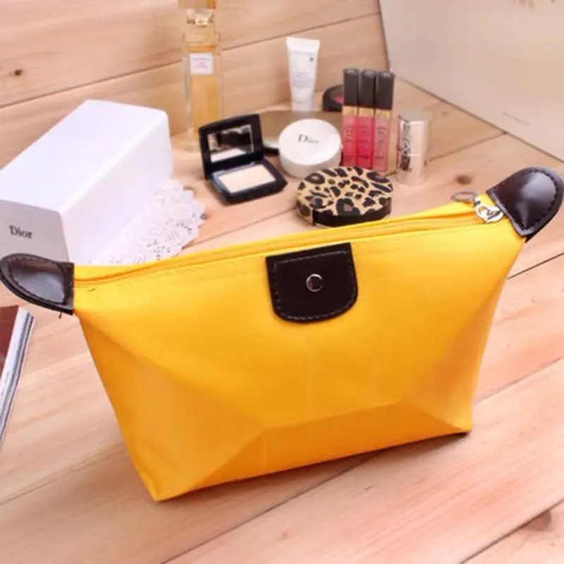 Portable Cosmetic Bag Large Capacity Travel Cosmetic Bag Dumpling Type Coin Storage Bag