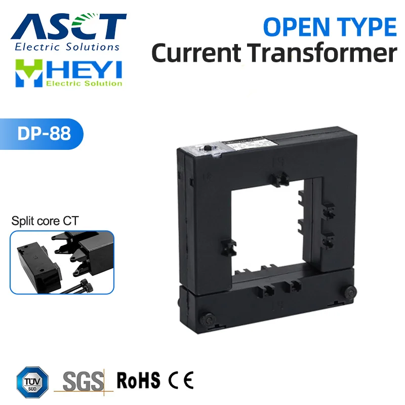 

DP-88 brand new split core current transformer 250/5A epoxy resin CT CLASS 0.5 electrical transformer din rail