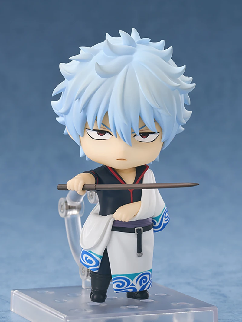 Original Action Figure 10cm Good Smile GSC Gintama Sakata Gintoki Shimura Shinpachi Kagura Anime Figure Nendoroid Model Toy