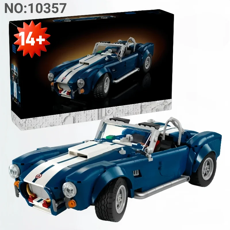 

2025 FIT 10357 COBRA Набор строительных блоков для автомобилей Технический автомобиль 1241 шт. DIY Модель автомобиля Кирпичи Дисплей Игрушки Подарки на Рождество и день рождения