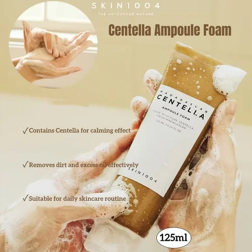 Imagen 2 del producto Asiatica Centella Skincare Coreanos Originales ampolla espuma baja PH espuma limpiador aceite de limpieza ligero removedor de maquillaje