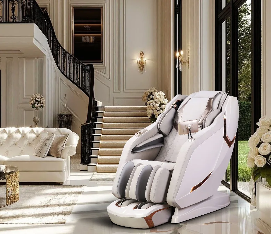 5D SL Track Electric Shiatsu Full Body Smart Massage Chair with 0 Gravity