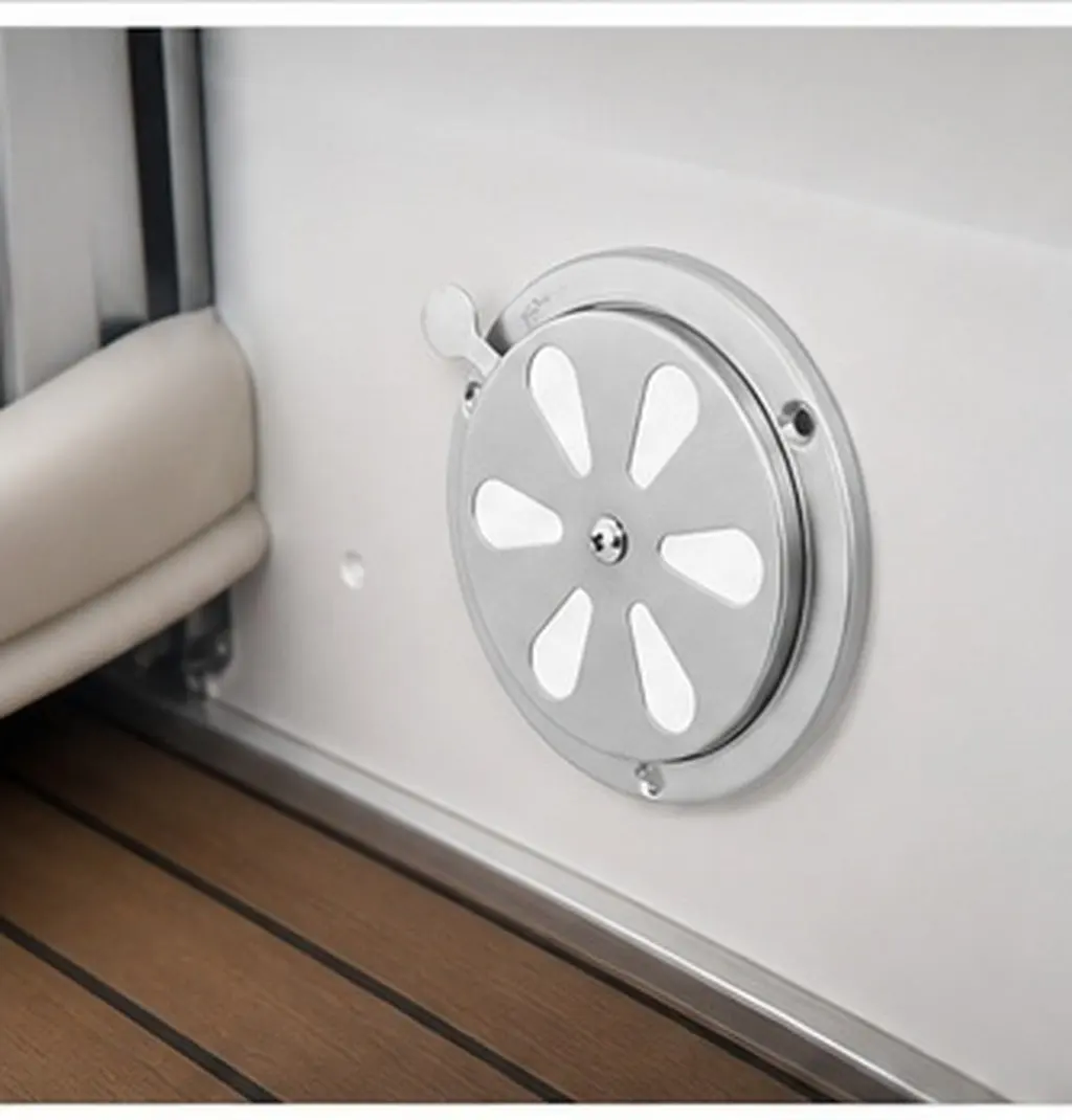 Stainless Steel Air Vent Cover for Wall, Boat, Marine – Decorative Exhaust Grille for Halloween & Christmas