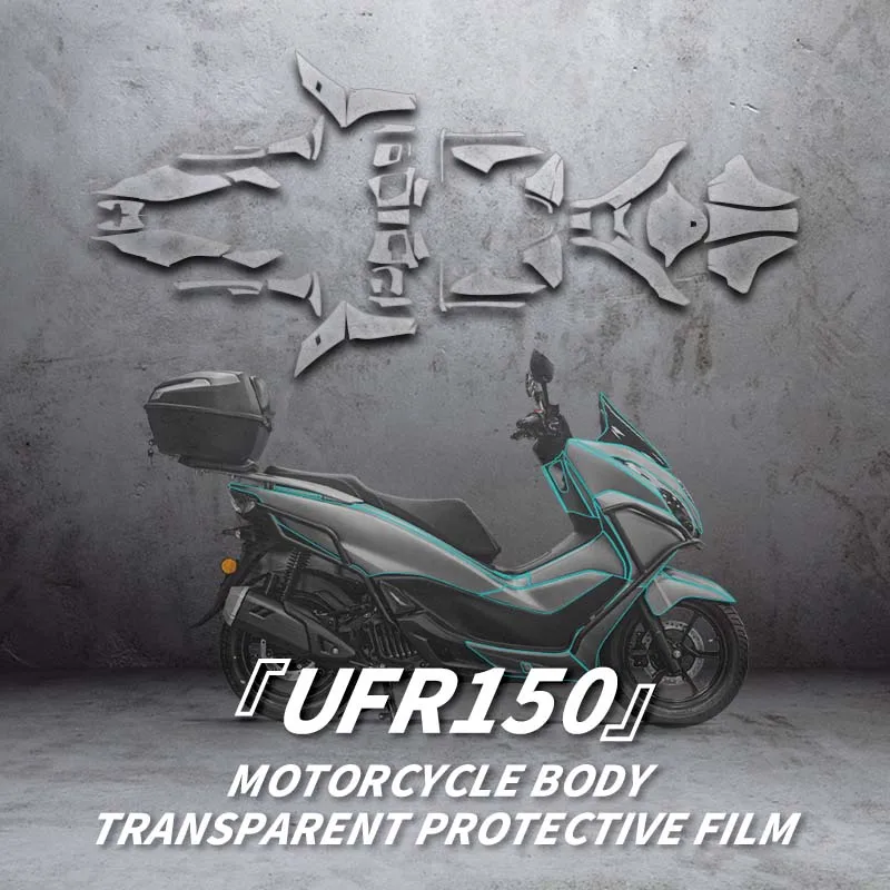 

For HAOJUE UFR150 2025 Motorcycle Full Body Transparent Protective Film Kits Of Bike Accessories Protection Stickers Decals
