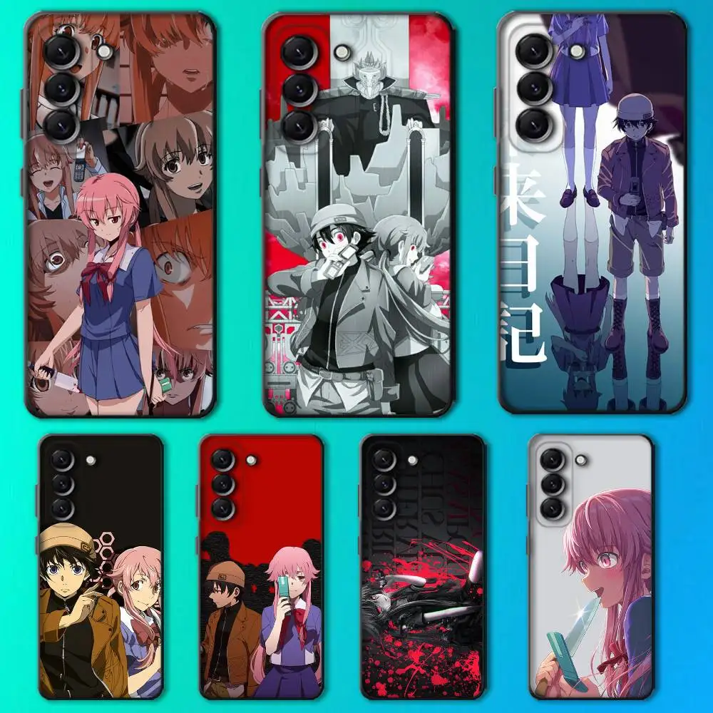 

Anime Mirai Nikki Phone Case For Samsung Galaxy A13,A21s,A22,A31,A32,A52,A53,A71,A80,Soft Black Shell