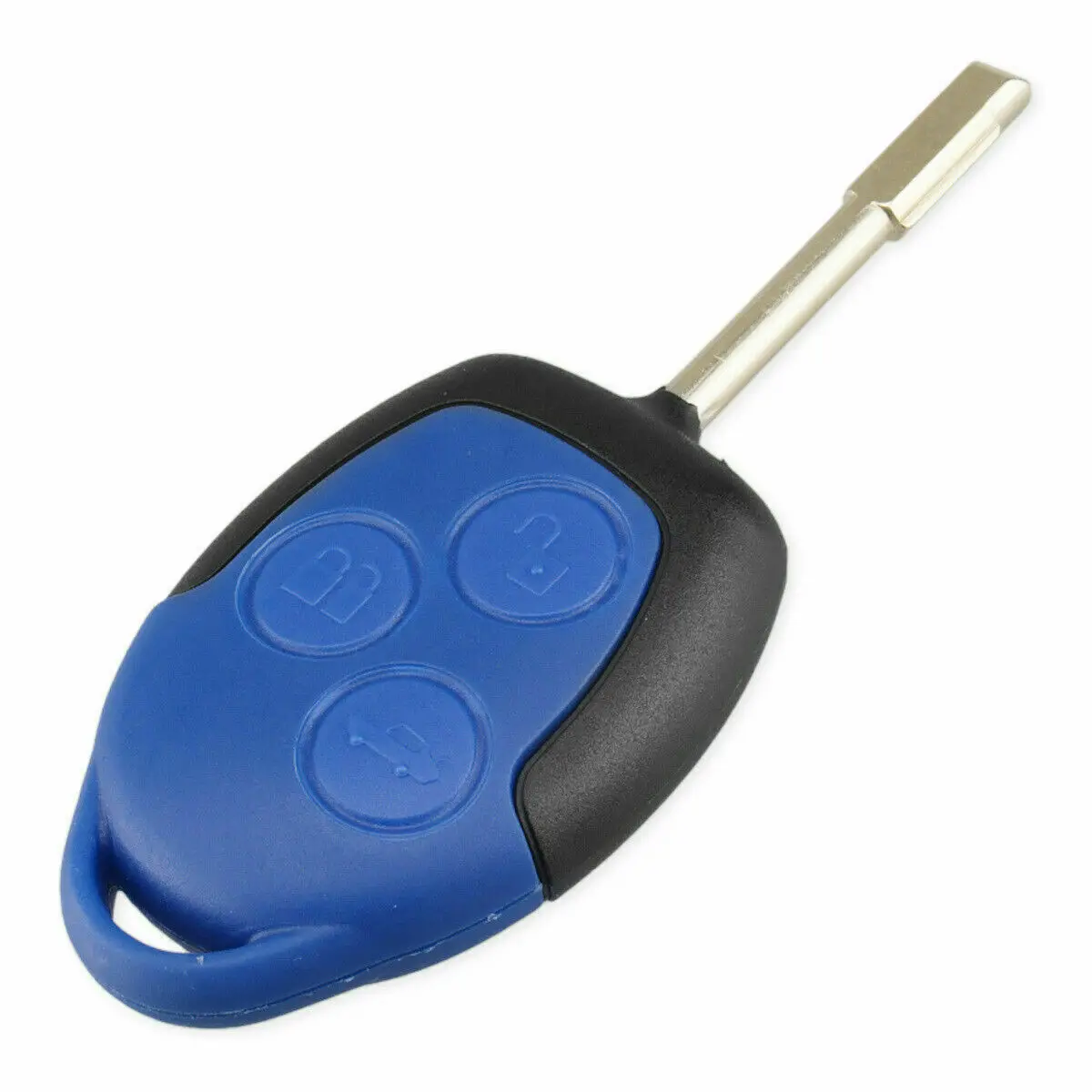 Per FORD Key Fob Case 3 pulsanti Cover remota blu per FORD per TRANSIT CONNECT MK7 2006-2014 sostituzione della custodia portachiavi