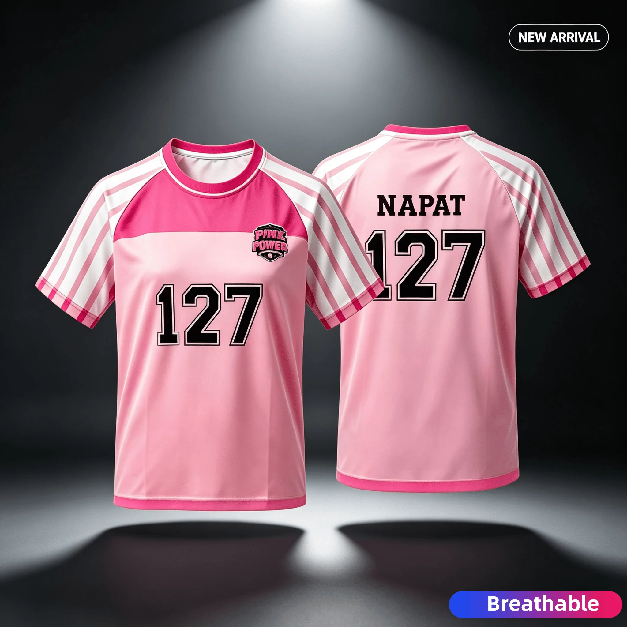 2026 Sommer Herren Damen DMD Sport Day Thailand Pink Power Sports Jersey Nr. 191 Keng T-Shirt Atmungsaktive Oberteile Familien-Kinder-T-Shirts – Detail 13
