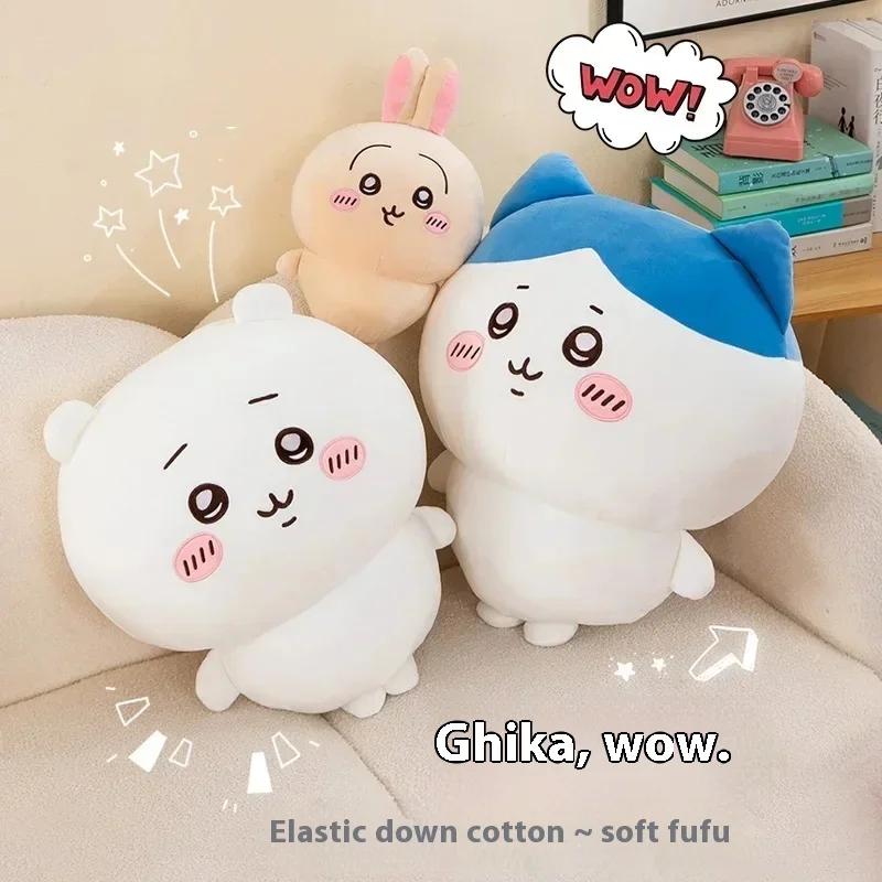 Large Size 60cm Usachi jiyi Doll Kawaii Plush Toy Peripheral Self-deprecating Bear hachiware Pillow Cushion Gift 60cm