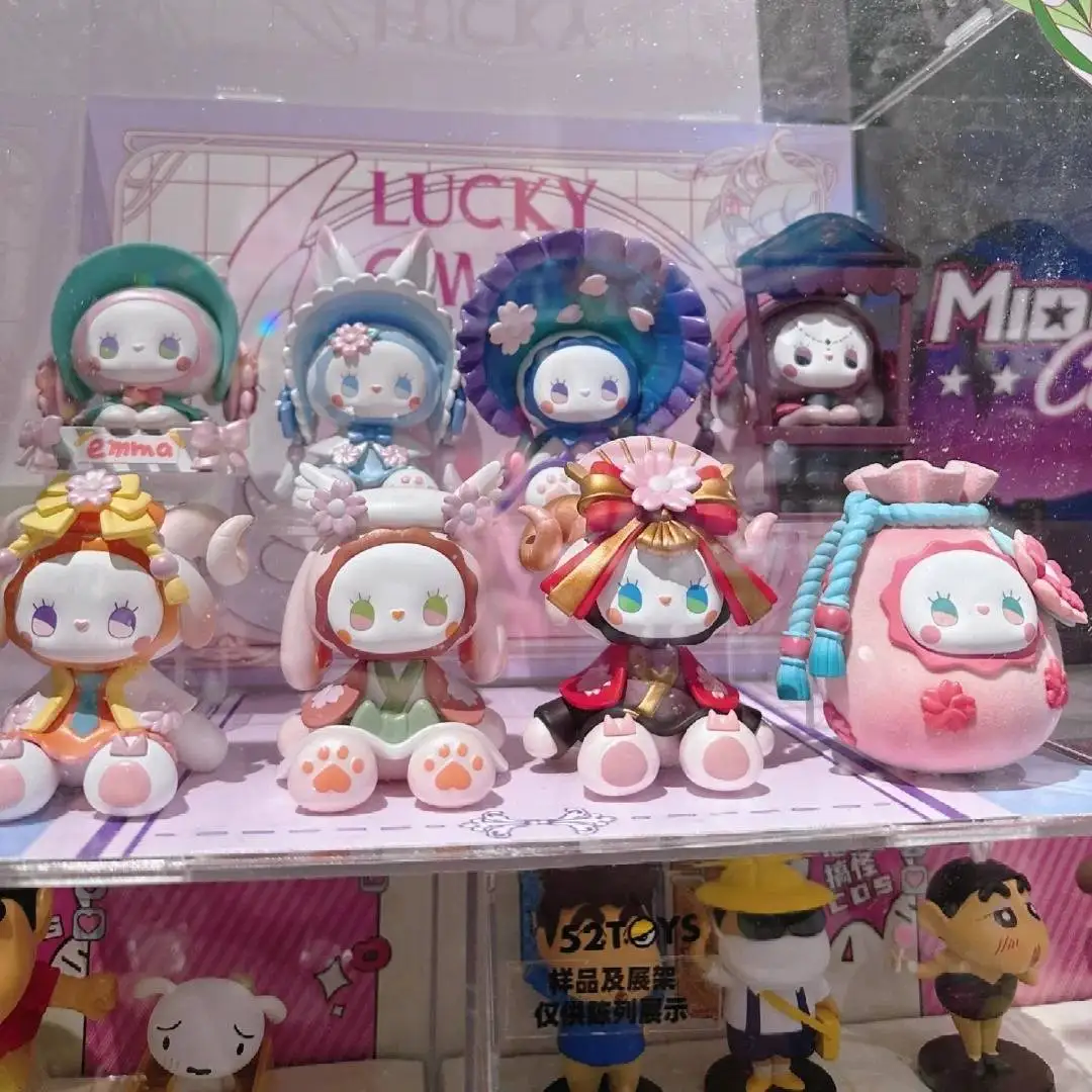 

Тайная Эммы, лес, вечерняя слепая коробка с вишневым цветом, красочная кукла, милая загадочная коробка, мультяшный коллекционный подарок-сюрприз