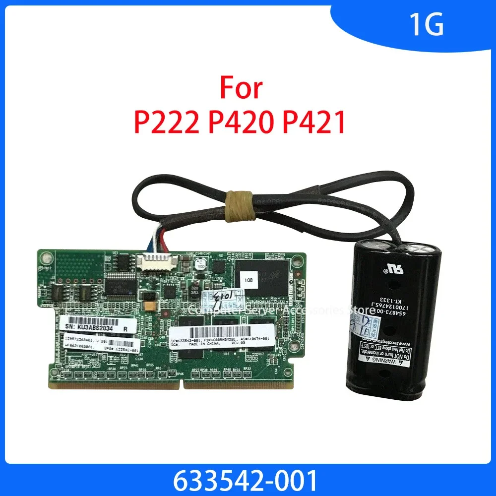 

Original Server 1G FBWC Cache Module+Battery for Smart Array P222 P420 P421 1GB FBWC Cache Module with Battery 633542-001