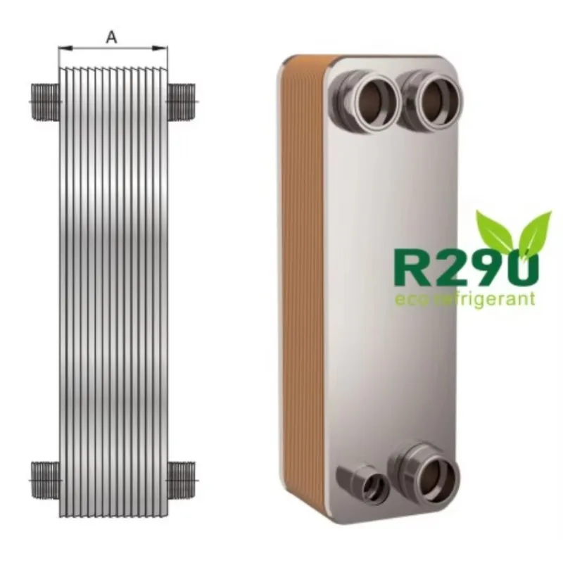 Brazed Plate Heat Exchanger ForHeat Pump HVAC Chiller Oil Cooler Boiler New Energy Car Air Dryer Ice Maker For R290 R32 MOQ:1