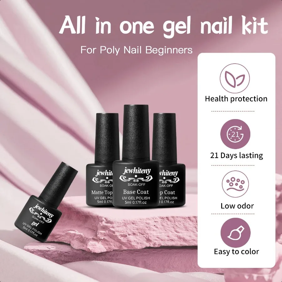 Kit smalto per unghie 27 colori con lampada per asciugacapelli a LED U V Light Set di smalti gel per polimerizzazione Set di smalti gel popolari fai da te a casa