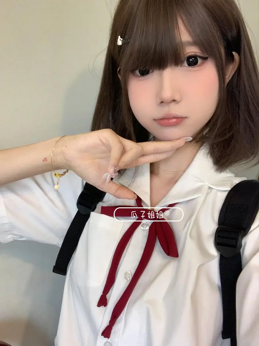 Japan Genuine College Style JK Uniform Suit Female Student Short-Sleeved Shirt School Supply Sense Versatile Shirt Pleated Skirt