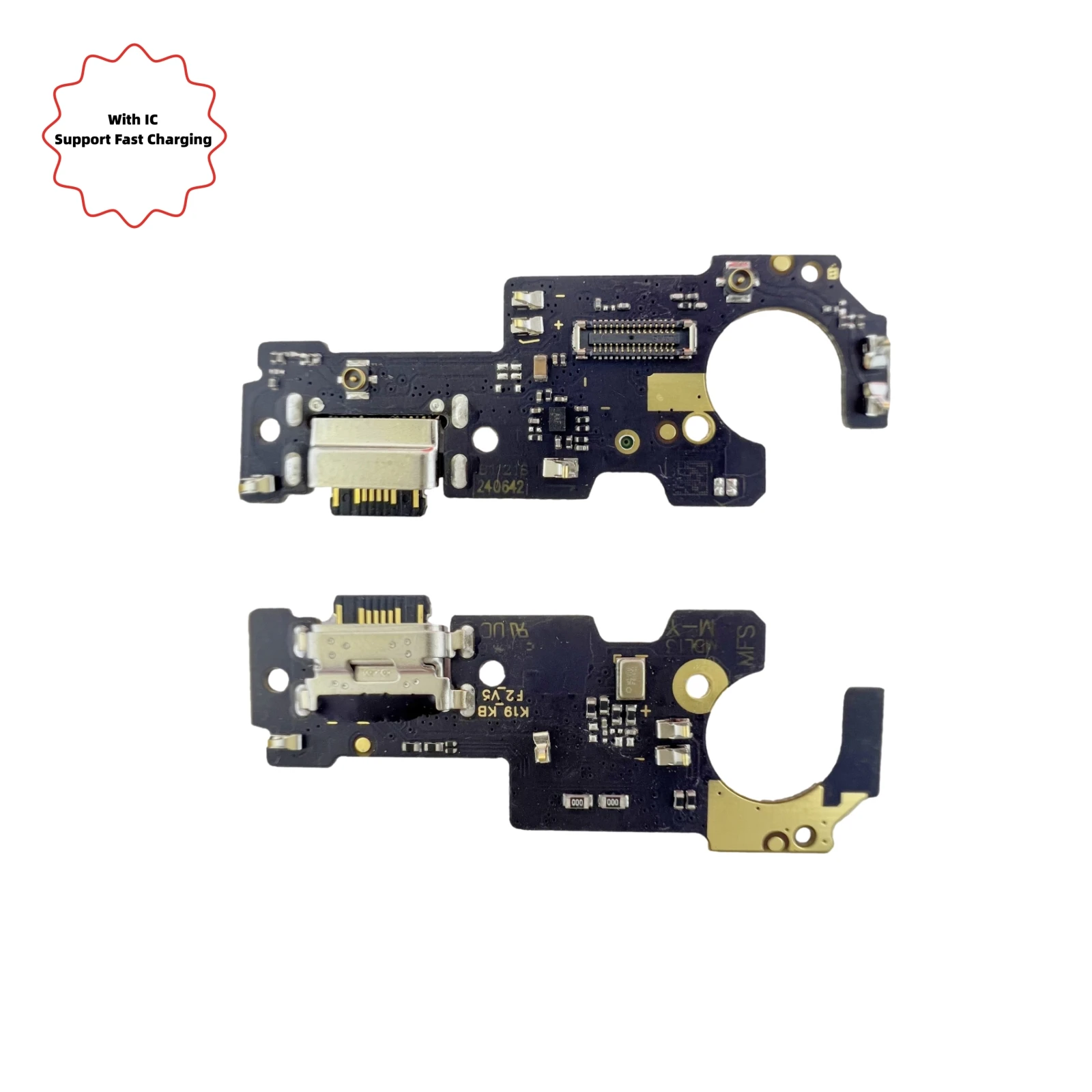 Puerto de carga de placa de conector de Cable flexible de base de cargador USB, piezas de repuesto para Redmi Note 10, 5G, M3 Pro