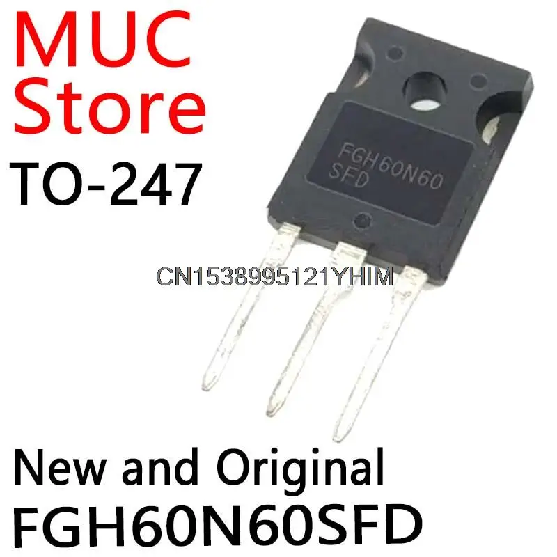 2PCS New and Original TO-247 FGH60N60 60N60 FGH60N60SFD