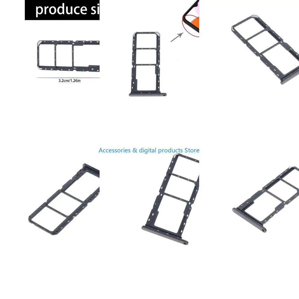77JD & Memory Tray Metal Tray Slot Tray for A16 A14 Smartphone Use