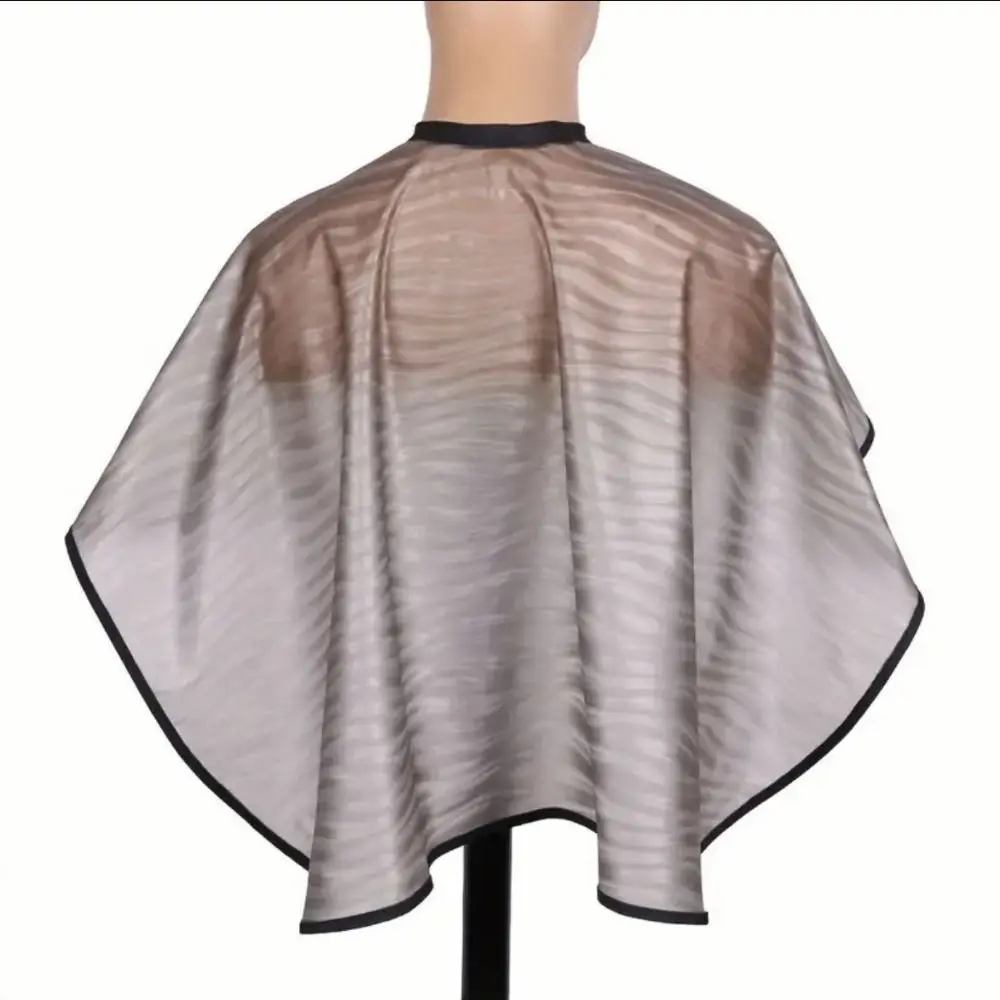 

Oil-resistant Hair Cutting Cape Large Reusable Hair Styling Shawl with Hot Oil Protection Water Ripples Salon Styling Smock