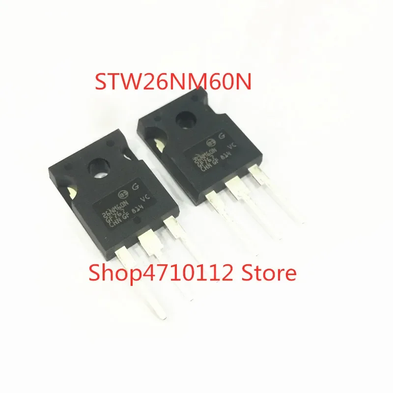 Free Shipping  10PCS/LOT NEW Original STW26NM60N W26NM60N TO-247 600V 26A