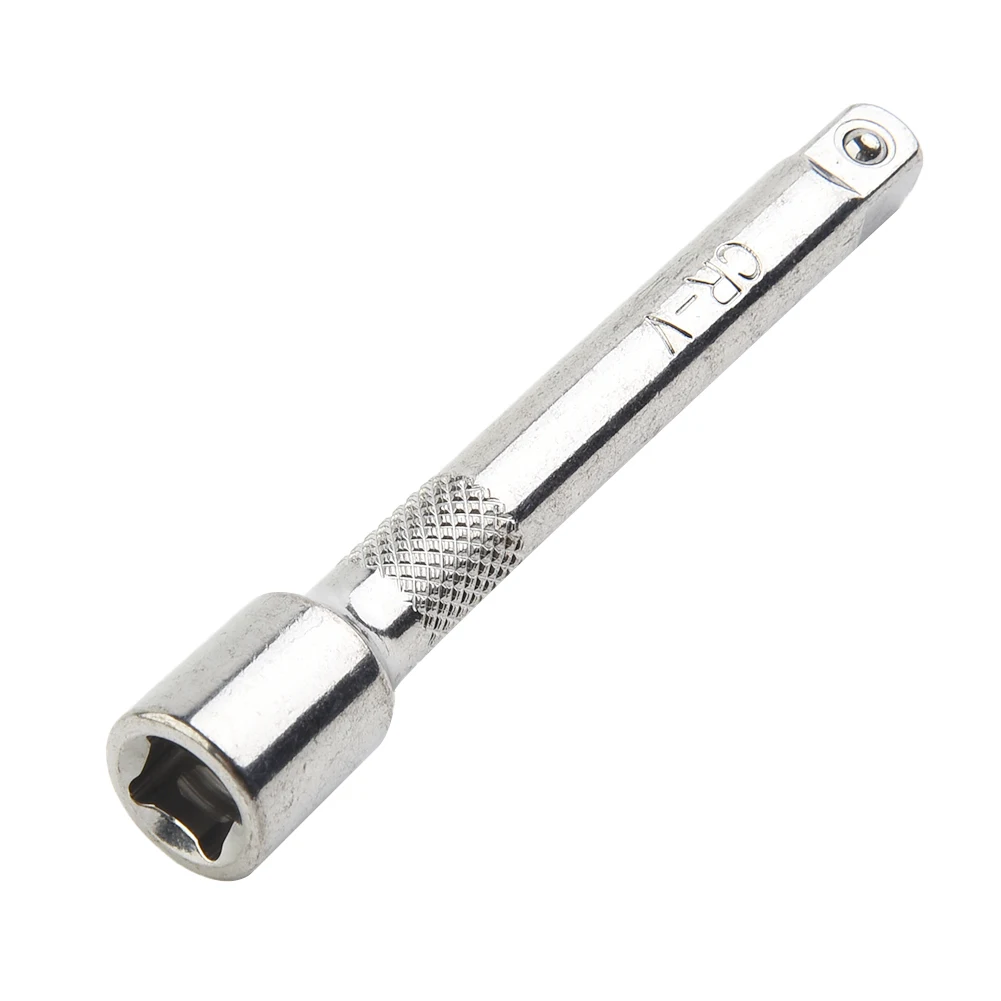 Quality Useful Practical Extender Bar Sleeve Wrench 1/4 Inch 1Pc 50/75/100MM Adapter Chromed Steel Silver Quality