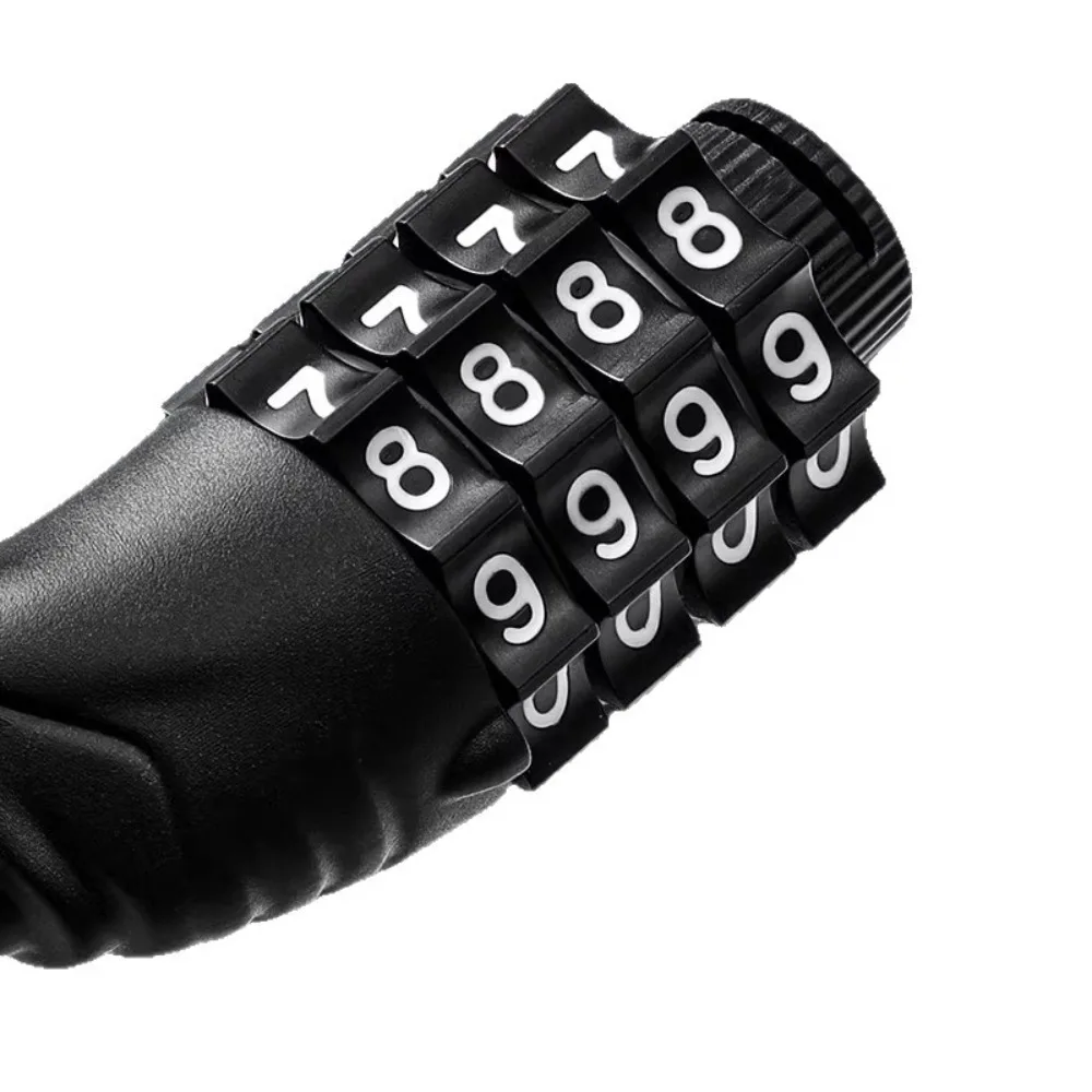 Simple Chain Lock Number Lock 4 Digit Durable Password Lock Universal Solid Color Alloy Padlock Zipper Bag