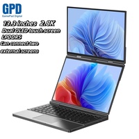 GPD DUO Touch 13.3-inch 2.8K OLED AMD-Ryzen-7840U 64GLPDDR5x-7500 500 nits 1000000:1 contrast ratio Fingerprint recognition