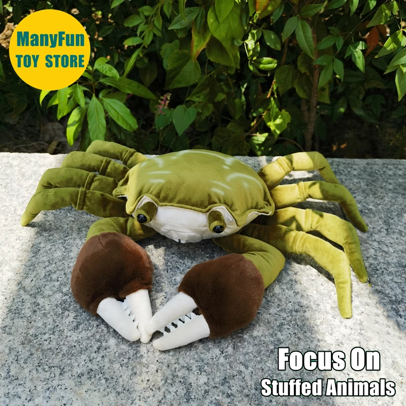 

Реалистичная плюшевая игрушка в виде волосатого краба, высококачественная имитация китайского краба-рукавица, мягкая игрушка-краб, имитация речного краба, плюшевая кукла-имитация животного