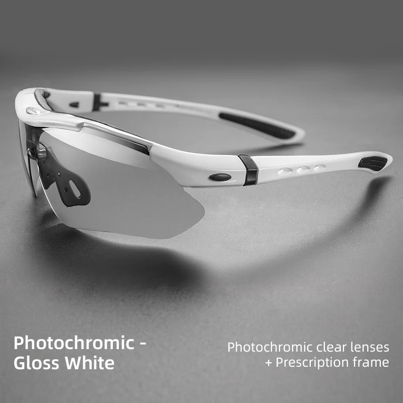 ROCKBROS Photochrome Radfahren Brille Fahrrad Outdoor Sport Sonnenbrille Verfärbung Gläser MTB Rennrad Brille Fahrrad Brillen