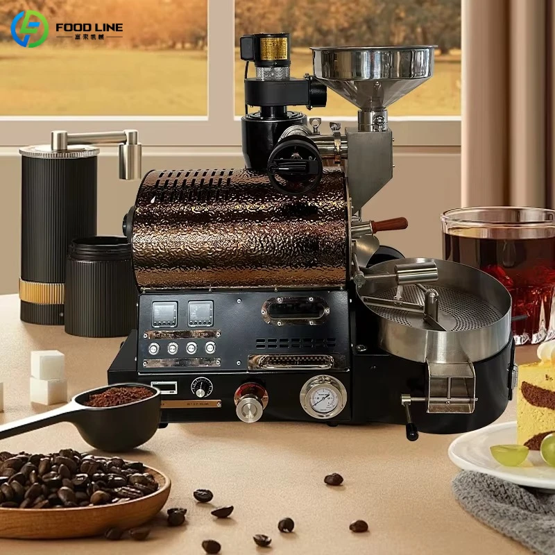 Customized 6kg 12kg 15kg Gas Coffee Roaster Machine Commercial Industrial Coffee Roasting Equipment for Coffee Shop Use