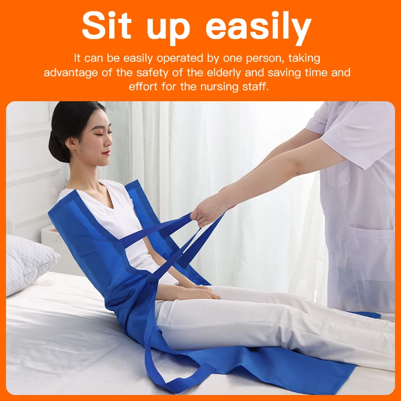 Elderly Disabled Transfer Belt Bed Nursing Shift Pad Bedridden Patient Transport Carrying Mobile Belt Turn Over Auxiliary Belt