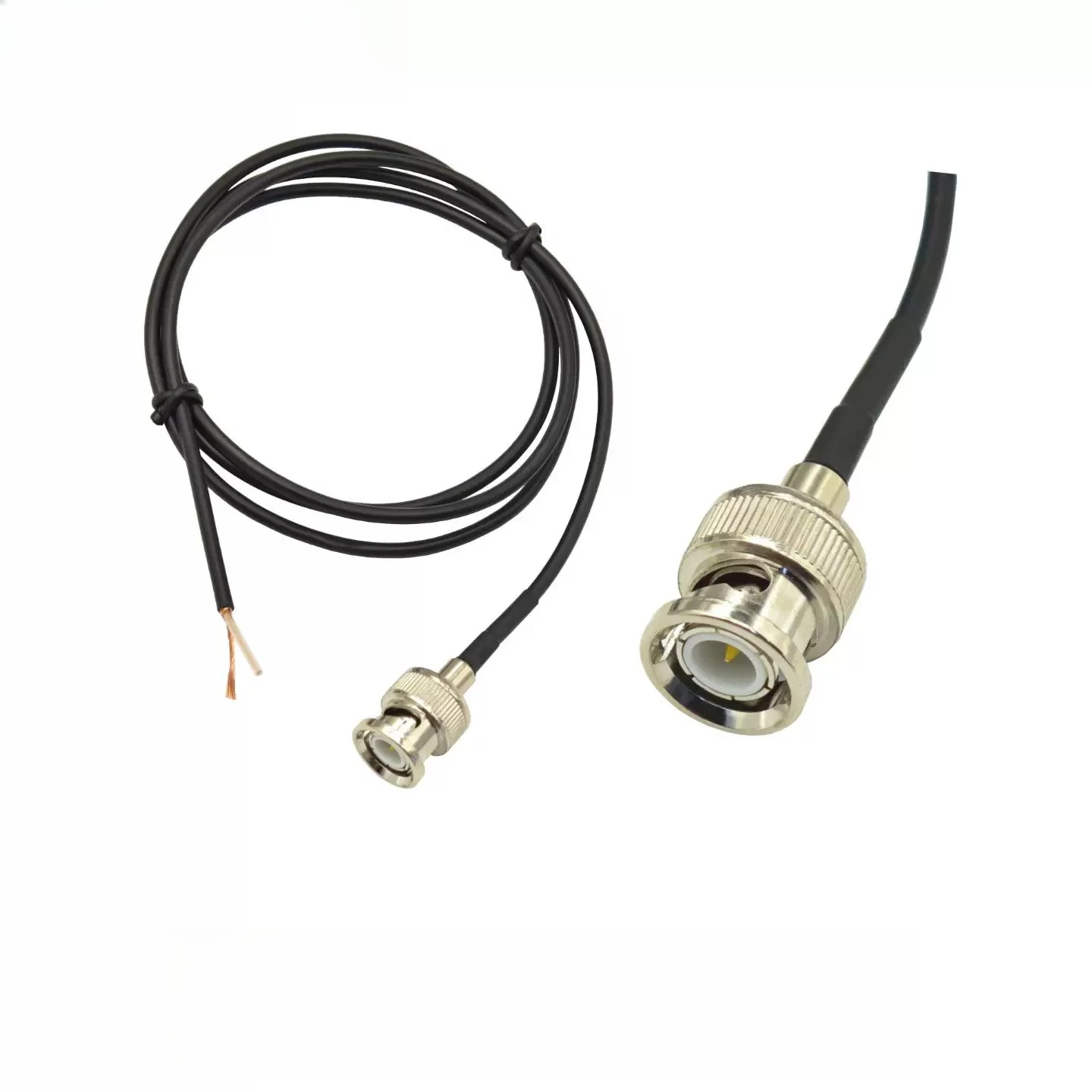 50 ohm bnc male to coaxial cable for rg174 rf, ultra-flexible, ultra-thin oscilloscope cable