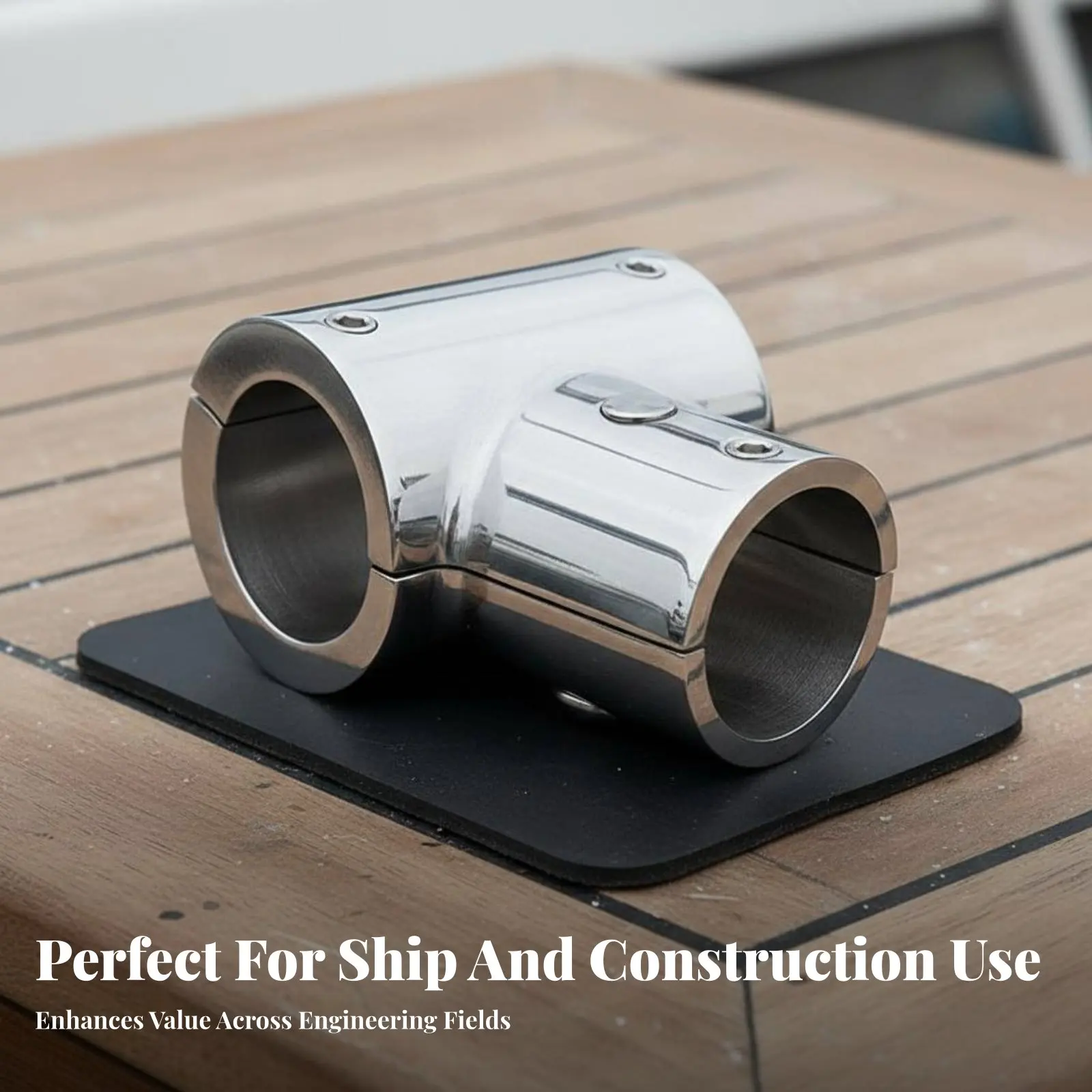 

Split Tee Pipe Fitting Mirror Polished 90 Degree Tee Fitting Split Pipe Connector 90 Degree Tube Connector