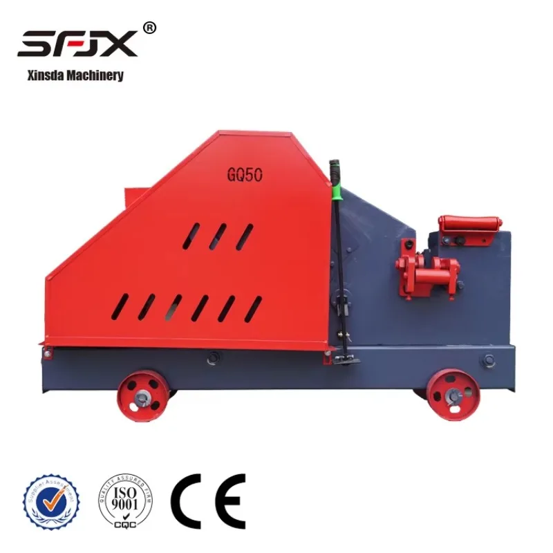 2026 NEW 380V 220V 50 Automatic Stainless Steel Rebar Rod CE Cutting Machine With Motor Engine Gear 4kW 1 Year Warranty