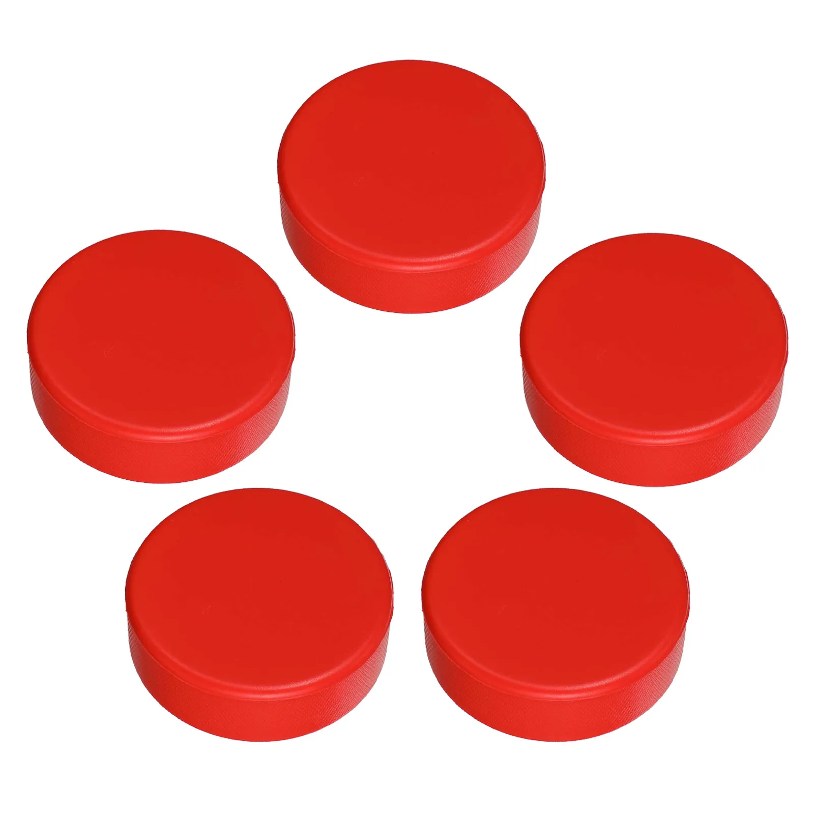 

Набор из 5 многоразовых хоккейных шайб из пеноматериала, 7,5 см, для тренировок в помещении, с нескользящей поверхностью, идеально подходят для юношеского хоккея на льду