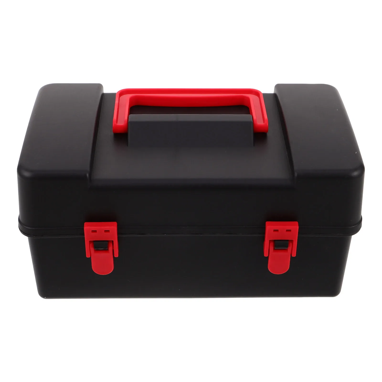 

Portable Gyro Storage Case Black Plastic Box with Handle Compartmentalized Organizer for Long-Lasting Child-Safe