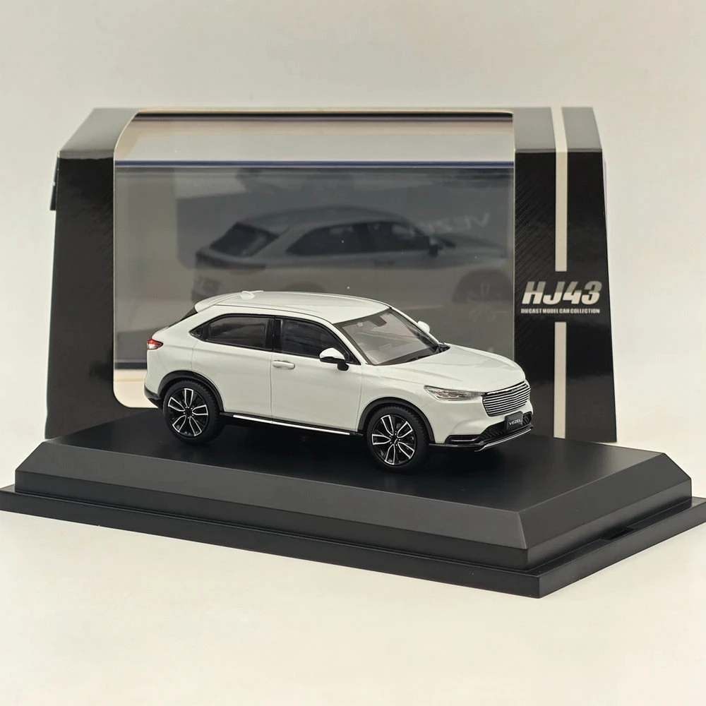 1/43 Hobby Giappone VEZEL e:HEV Z Premium Sunlight White (P) HJ 432002 SW Diecast Model Car Collezione limitata Auto Toys Regalo