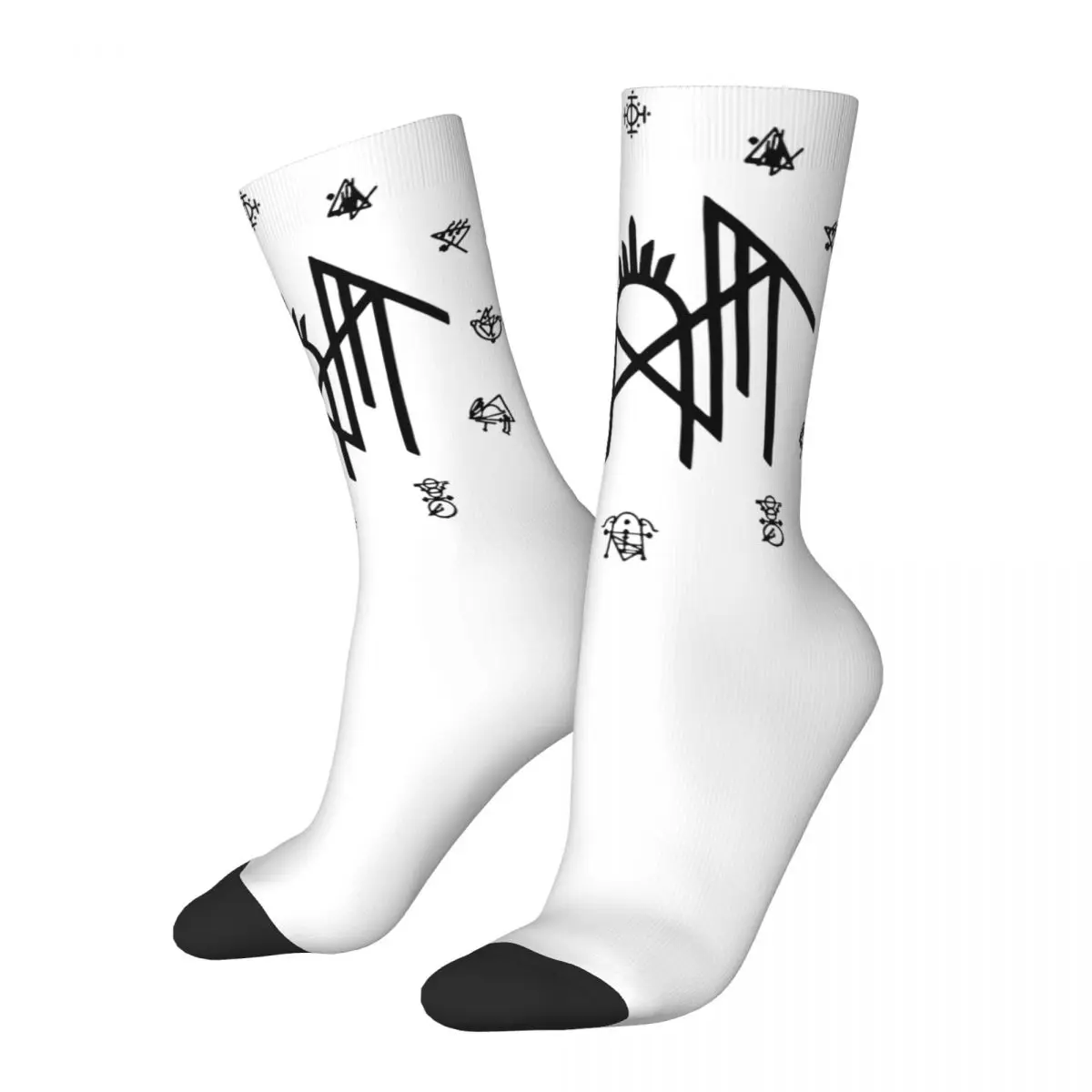 Sleep Metal Toke Design Socks Merchandise for Women Cozy Print Socks